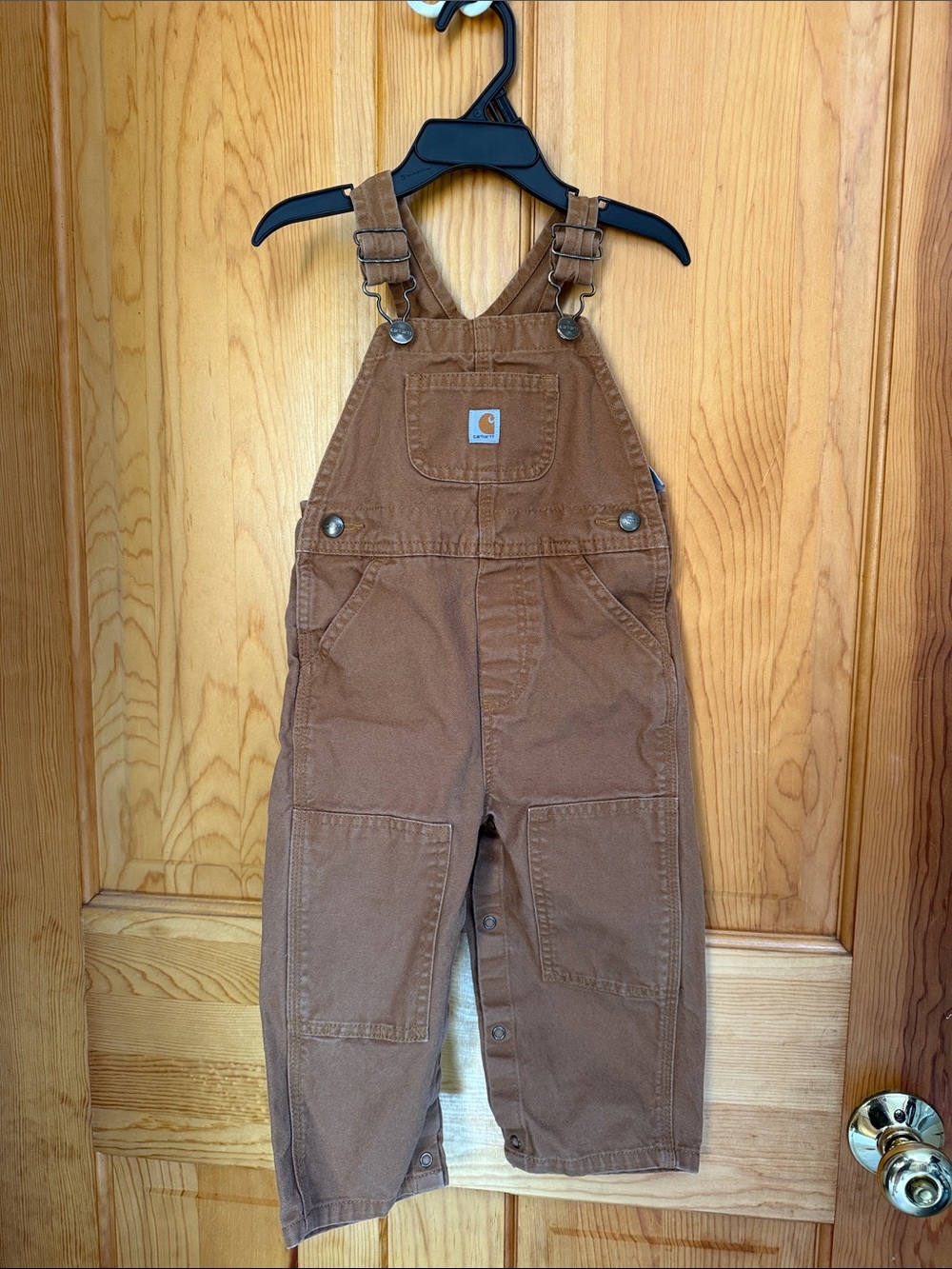 Carhartt Kids Brown Workwear Overalls